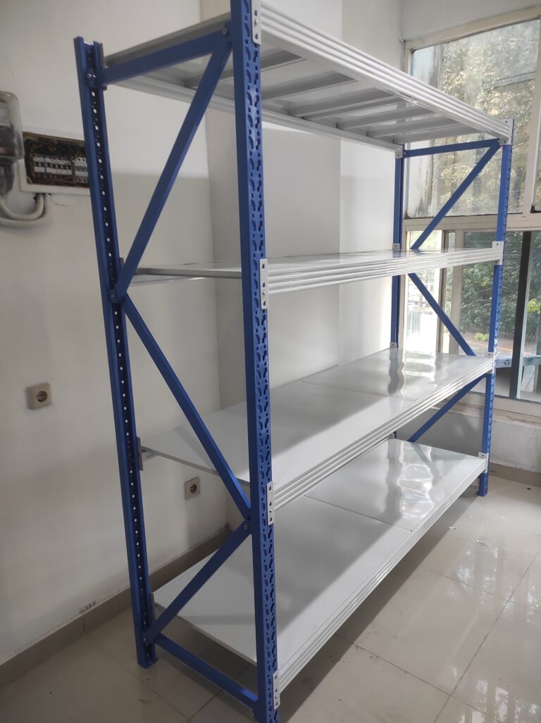 KIRIM & PASANG RAK BESI GUDANG LIGHT DUTY RR-250 DI KEBAYORAN BARU, JAKARTA SELATAN OLEH TIM RAJA RAK