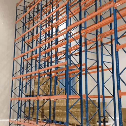 RAK BESI GUDANG UKURAN BESAR BEBAN 2 TON / LEVEL TIPE RR-2000 | RAK GUDANG HEAVY DUTY PALLET RACKING | RAK WAREHOUSE INDUSTRI SKALA BESAR |RAKBESIGUDANG.ID