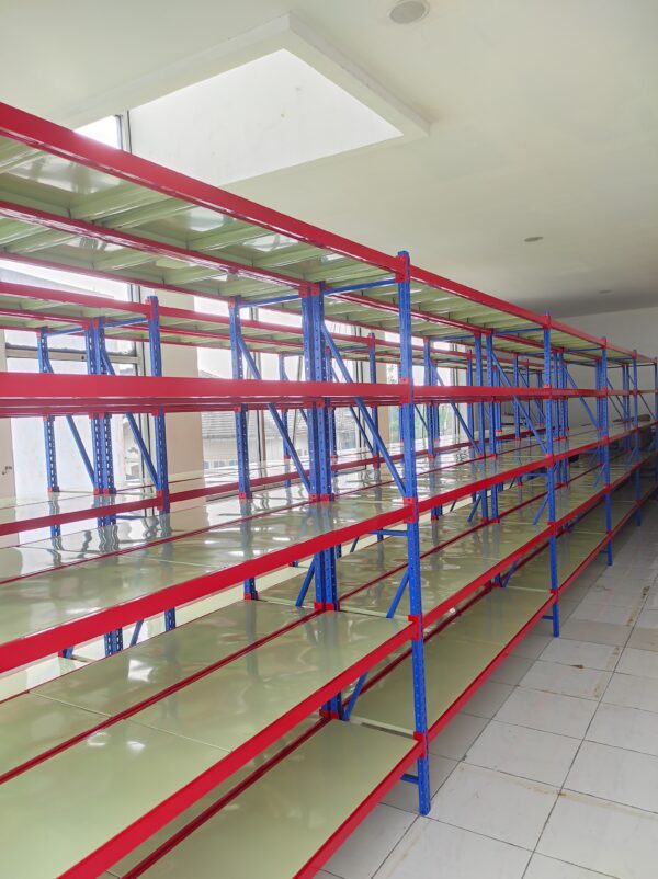RAK BESI GUDANG SUSUN LIGHT DUTY SERBAGUNA TIPE C-150, UKURAN 200x38x200 CM, LOAD MAX 150 KG/LAYER | RAJA RAK GUDANG | KIRIM KE SELURUH INDONESIA
