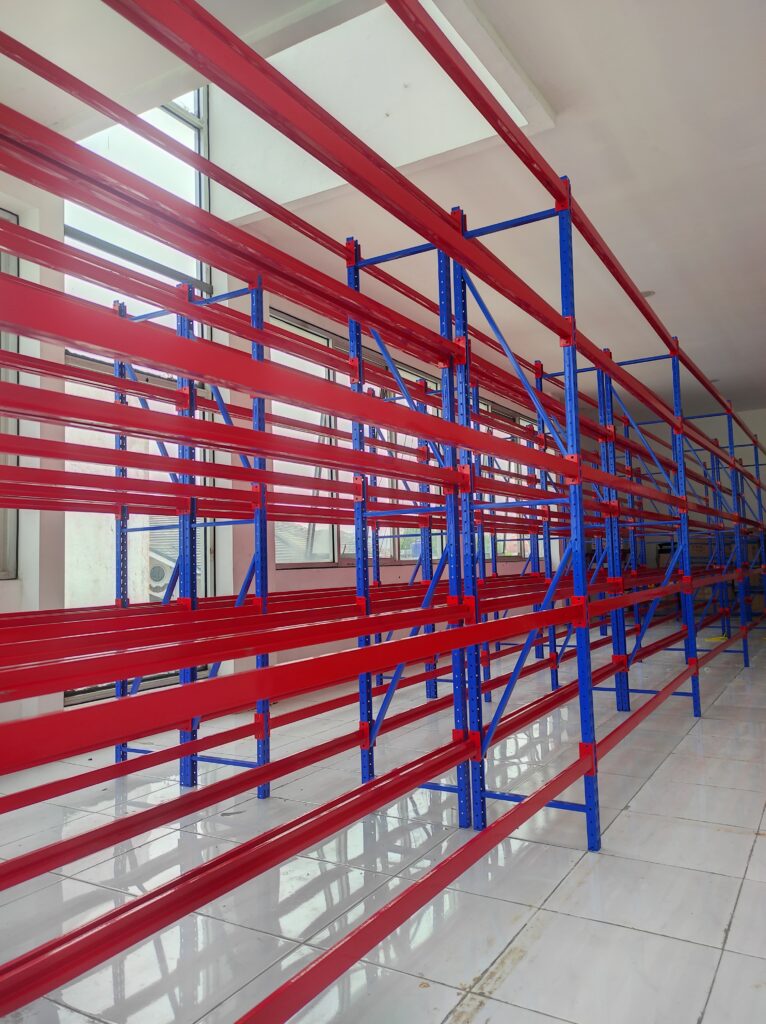 RAK BESI GUDANG SUSUN LIGHT DUTY SERBAGUNA TIPE C-150, UKURAN 200x38x200 CM, LOAD MAX 150 KG/LAYER | RAJA RAK GUDANG | KIRIM KE SELURUH INDONESIA