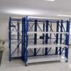 RAK BESI SUSUN GUDANG LIGHT DUTY TIPE JF-200, 4 SUSUN SHELVING, KEKUATAN 200 KG/LEVEL atau 800 KG / UNIT, UKURAN 200 × 60 × 200 CM