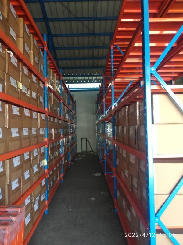 RAK GUDANG BESI MEDIUM DUTY TIPE ZA-500 TINGGI 300 CM, KAPASITAS 500 KG / LAYER, UKURAN 200x50x300 CM & 200x60x300 CM