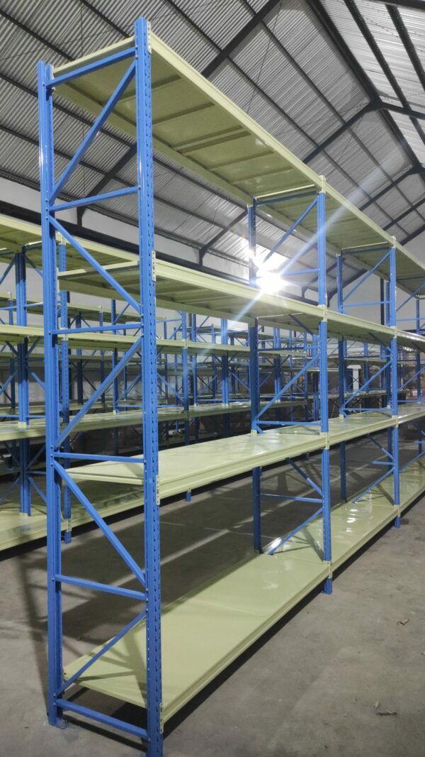 RAK GUDANG MEDIUM DUTY DC-50 KAPS 2 TON PER UNIT ATAU 500 KG/LEVEL | RAKBESIGUDANG.ID